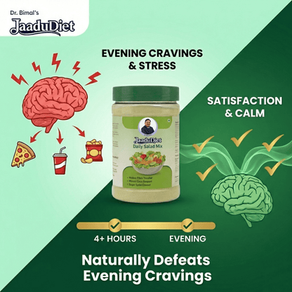 Dr Bimal's Jaadu Diet Daily Salad Mix - Ajwain Jeera Flavor | 300g (30 Servings)