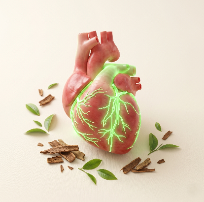 Strengthens Heart|Supports healthy heart function with Arjuna bark
